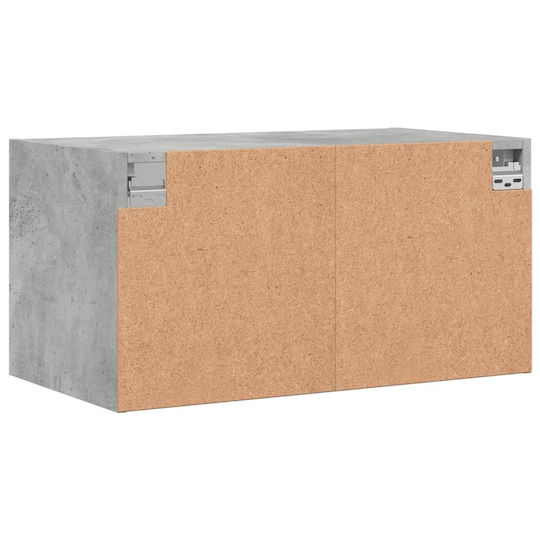 vidaXL Ντουλάπι Μπάνιου 68.5x37x35cm Γκρι