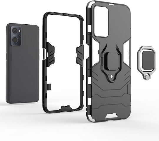 Erbord Umschlag Rückseite Schwarz (Realme 9iOppo A96)