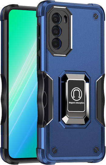Erbord Back Cover Μεταλλικό Μπλε (Moto G22)