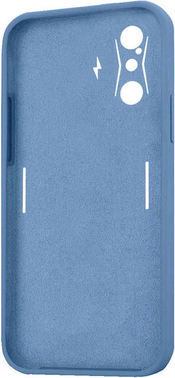 Erbord Umschlag Rückseite Silikon Blau (Poco F4 GT 5G)