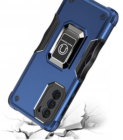 Erbord Back Cover Μεταλλικό Μπλε (Moto G22)