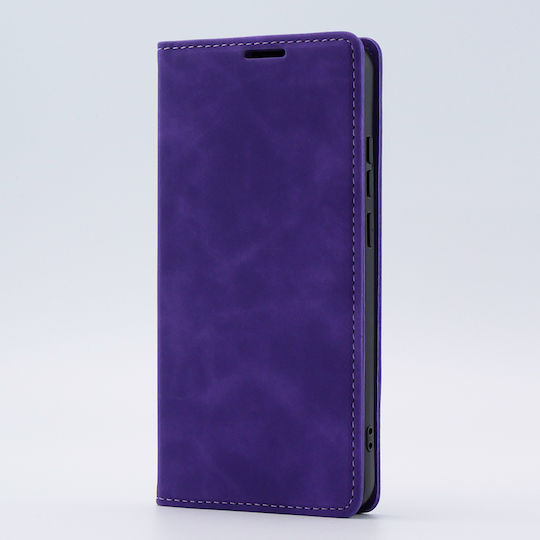 Erbord Wallet Piele artificială / Plastic / Silicon Violet (Oppo A78 4G)