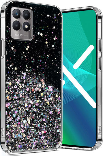 Erbord Back Cover Plastic / Silicon Negru (Realme 8i)