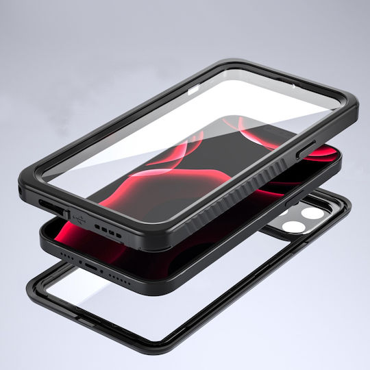 Redpepper Ip68 360 Full Cover 2mm Impermeabil Negru (iPhone 13 Pro Max)