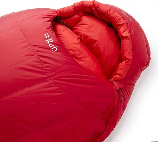 Rab Schlafsack Einzeln Down Summit Red