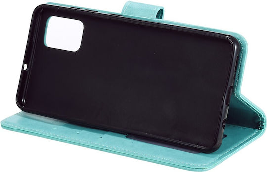 Erbord Book Synthetic Leather / Plastic / Silicone Green (Oppo Reno6)