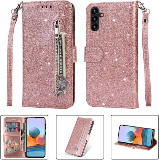 Samsung Wallet Δερματίνης Ροζ (Samsung Galaxy A55)