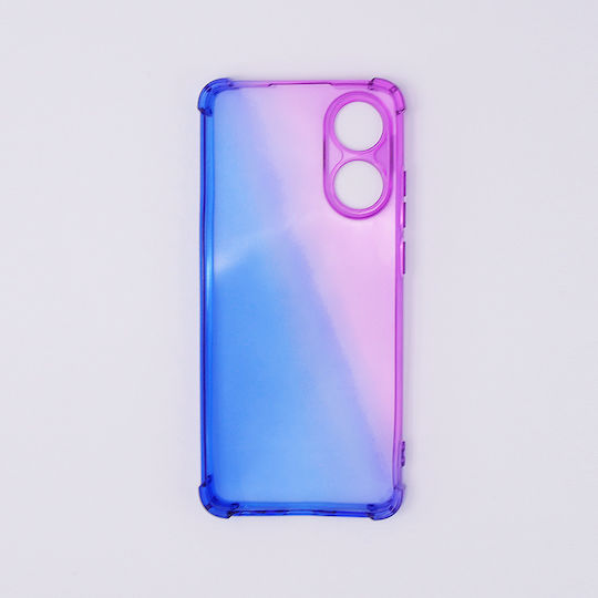 Oppo Gradient Dropproof Back Cover Πλαστικό / Σιλικόνης Μωβ (Oppo A78 4G)