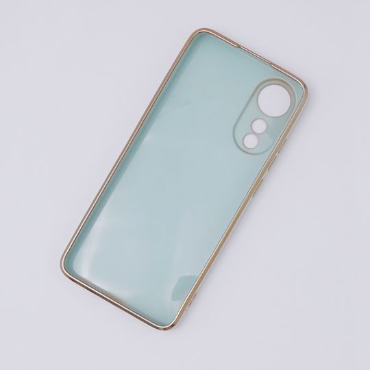Oppo Camshield Umschlag Rückseite Metallisch Türkis (Oppo A78 4G)