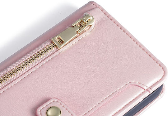 Motorola Wallet Piele artificială Roz (Motorola Moto G54 5G)