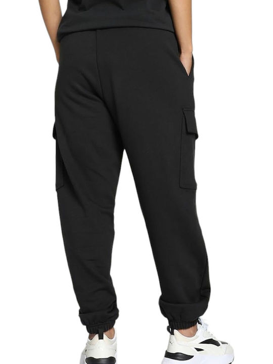 Puma Pantaloni de trening pentru femei Negru