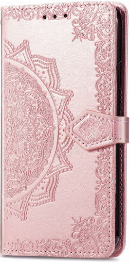 Infinix Book Piele artificială / Plastic / Silicon Roz (Infinix Hot 30i, Mandala)