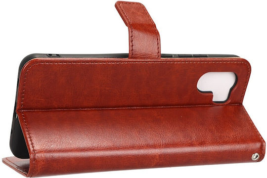 Crazy Horse Wallet Δερματίνης / Πλαστικό / Σιλικόνης Καφέ (Redmi A1 / A2)