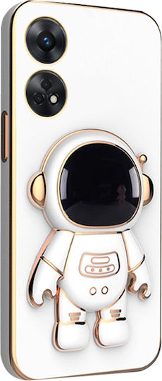 Back Cover Silicon Alb (Oppo Reno8 T)
