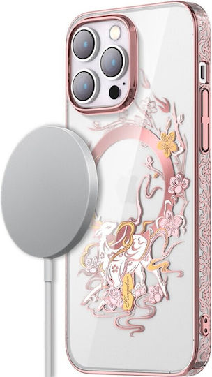 Kingxbar Umschlag Rückseite Rosa (iPhone 14 ProXiaomi 14 Pro)