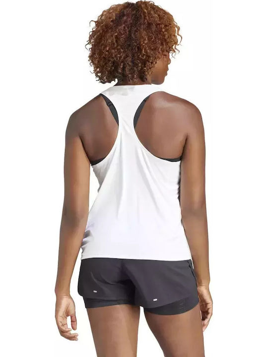 adidas Adizero Essentials Μπλούζα Λευκή