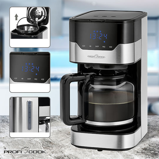 Profi Cook PC-KA 1169 Προγραμματιζόμενη Καφετιέρα Φίλτρου 900W