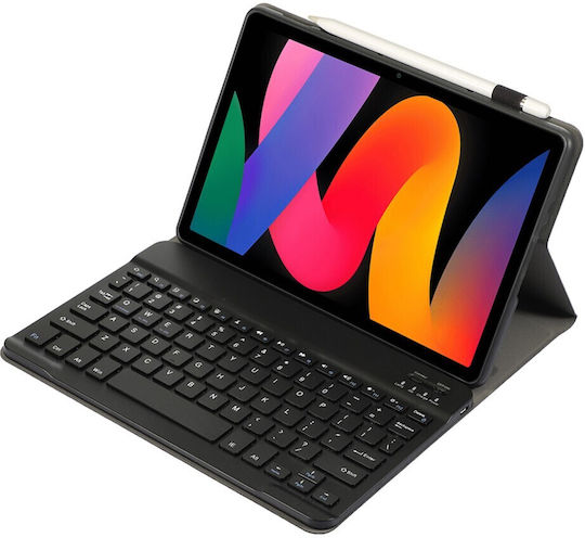 Flip Cover με Πληκτρολόγιο στα Αγγλικά US Μαύρη (Xiaomi Redmi Pad SE)