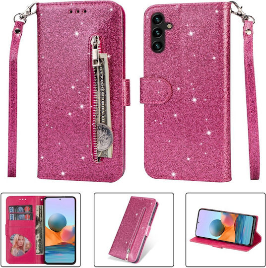 Samsung Brieftasche Synthetisches Leder Rosa (Samsung Galaxy A55)