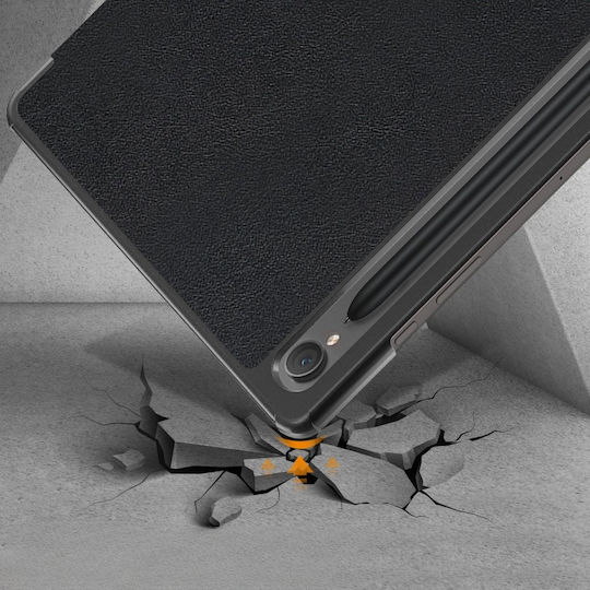 Flip Cover Ανθεκτική Μαύρη (Samsung Galaxy Tab S9)