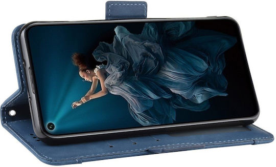 Huawei Book Piele artificială / Plastic / Silicon Albastru (Huawei Nova 5T / Honor 20 - Huawei Nova 5T / Honor 20 / Honor 20)