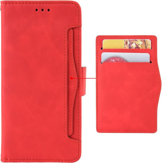 Tecno Book Synthetic Leather / Plastic / Silicone Red (Realme 5 Pro)