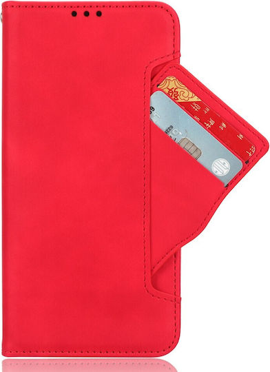 Tecno Book Synthetic Leather / Plastic / Silicone Red (Realme 5 Pro)