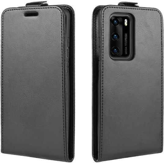 Buchen Sie Leder / Synthetisches Leder Schwarz (Huawei P40)