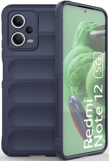 Back Cover Plastic / Silicone Navy Blue (Redmi Note 12 5G / Poco X5 5G)