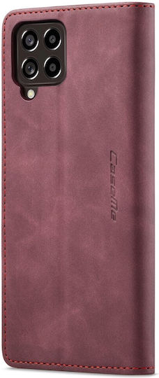 Caseme Book Δερματίνης Μπορντό (Galaxy M33)