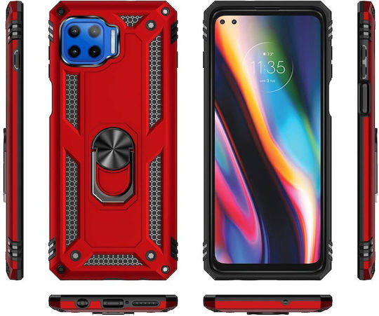 Erbord Back Cover Metallic Red (Moto G 5G Plus)