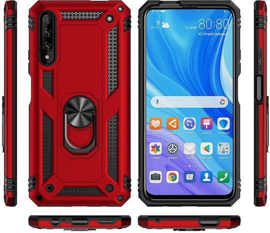 Back Cover Μεταλλικό Κόκκινο (Huawei P Smart Pro)