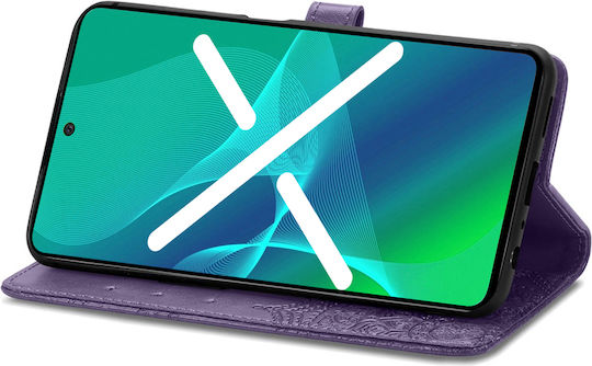 Buchen Sie Synthetisches Leder / Kunststoff / Silikon Lila (Moto G52)