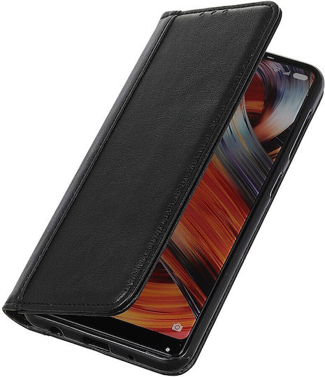 Brieftasche Leder / Silikon Schwarz (Xperia 1 V)