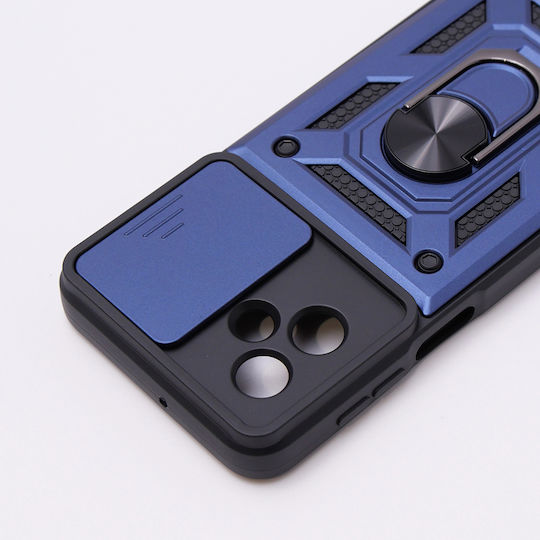 Motorola Back Cover Μεταλλικό Μπλε (Motorola Moto G54 5G)