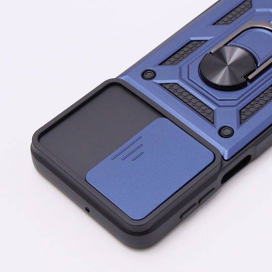 Motorola Back Cover Μεταλλικό Μπλε (Motorola Moto G54 5G)