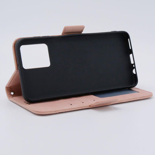 Motorola Book Δερματίνης / Πλαστικό / Σιλικόνης Ροζ (Motorola Moto G54 5G)