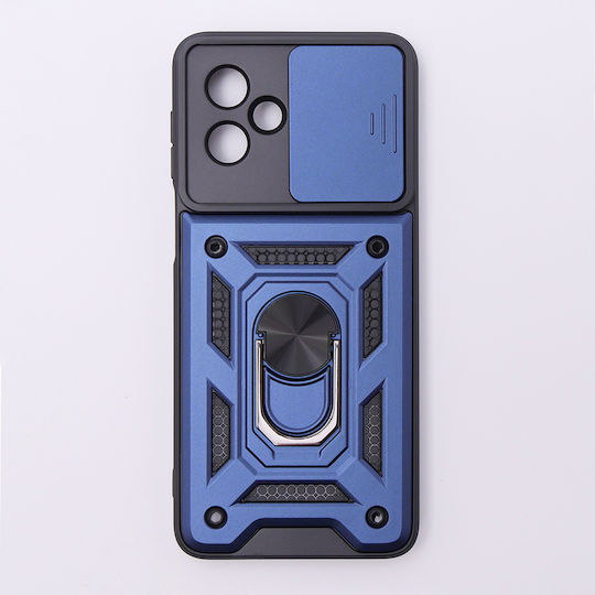 Motorola Back Cover Μεταλλικό Μπλε (Motorola Moto G54 5G)