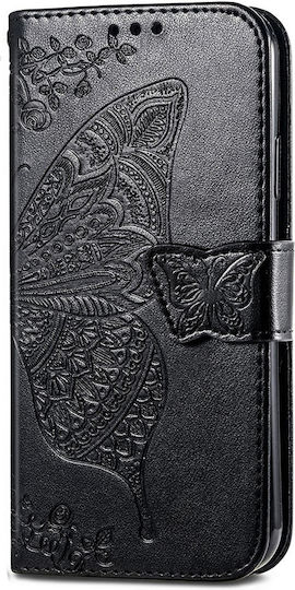 Book Δερματίνης / Πλαστικό / Σιλικόνης Μαύρο (Oppo Reno8 T)