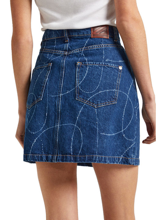 Pepe Jeans Skirt in Blue color