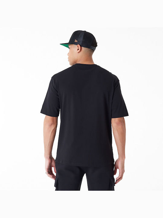 New Era Flag Men's Short Sleeve T-shirt Black