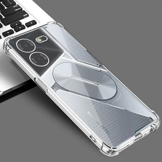 Erbord Umschlag Rückseite Silikon Transparent (Realme 5 Pro)