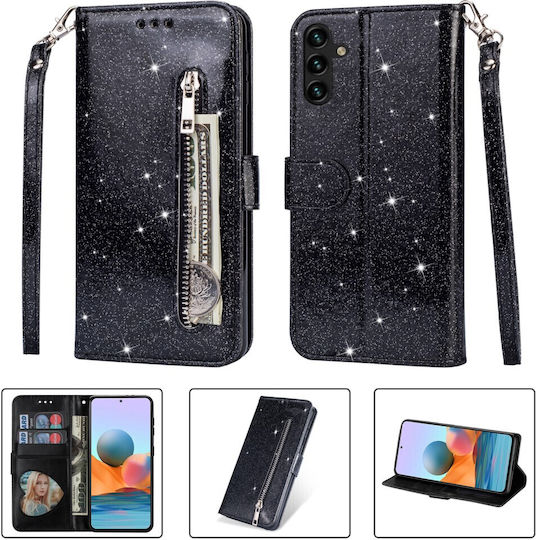 Samsung Wallet Synthetic Leather Black (Samsung Galaxy A55)