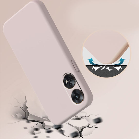 Back Cover Silicon Roz (Oppo Reno8 T)