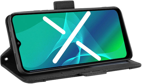 Nokia Book Δερματίνης / Πλαστικό / Σιλικόνης Μαύρο (Nokia C10, Nokia C20)