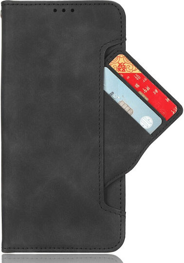 Honor Book Synthetic Leather / Plastic / Silicone Black (Realme 5 Pro)