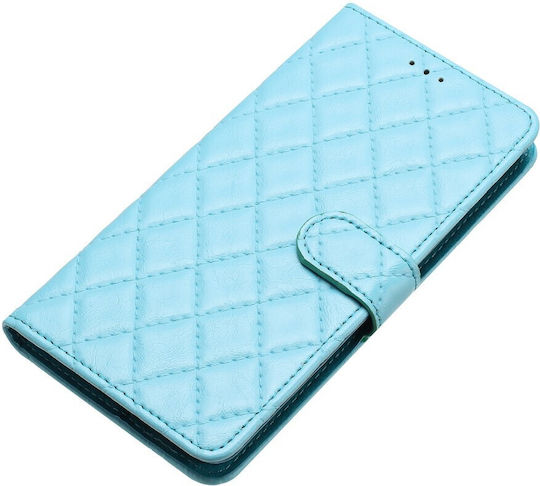Binfen Diamond Lattice Портмоне От Изкуствена Кожа Синьо Oppo A38 4G BINFEN