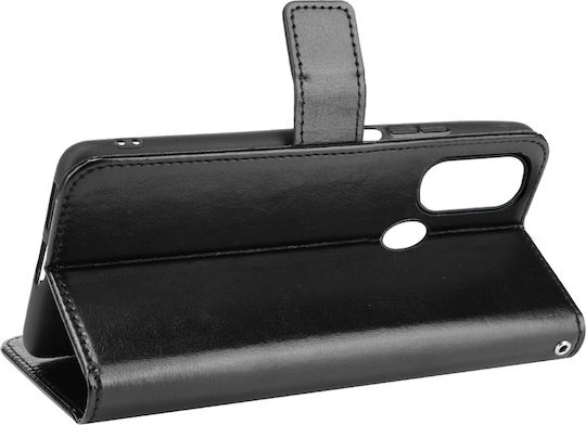 Erbord Wallet Synthetic Leather / Plastic / Silicone Black (Moto E20)