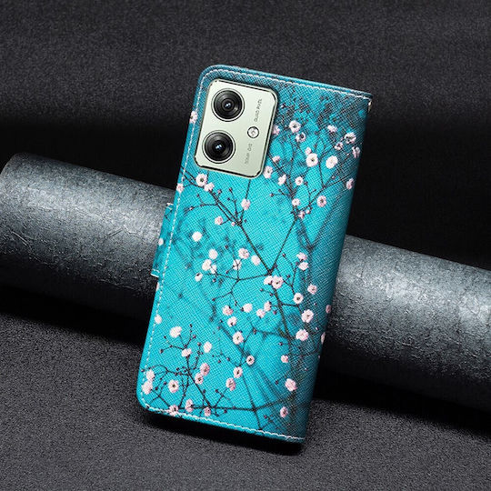 Motorola Wallet Piele artificială Albastru (Motorola Moto G54 5G)