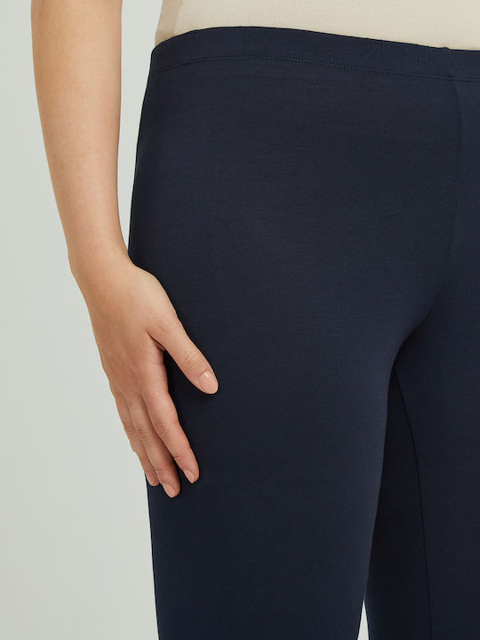 Basic Täglich Frauen Leggings Blau